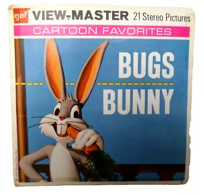 Vintage Bugs Bunny GAF View-Master Slides With Booklet & Insert 1959 • $12.95