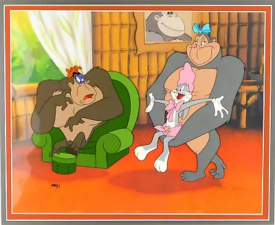 GORILLA MY DREAMS Professional 1/1 Cel Robert McKimson Bugs Bunny Art • $2397