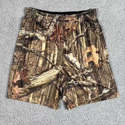 Russell X Mossy Oak Men's Med Break Up Infinity Camo Hunting 8  Athletic Shorts • $19.97