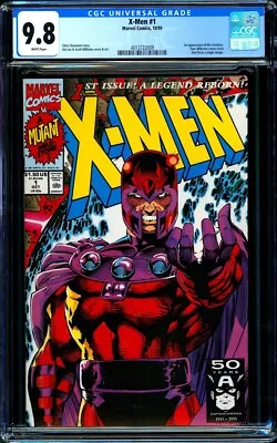 X-Men #1 (1991) | CGC 9.8 WHITE | 1st Acolytes | Magneto Cover | Jim Lee • $125