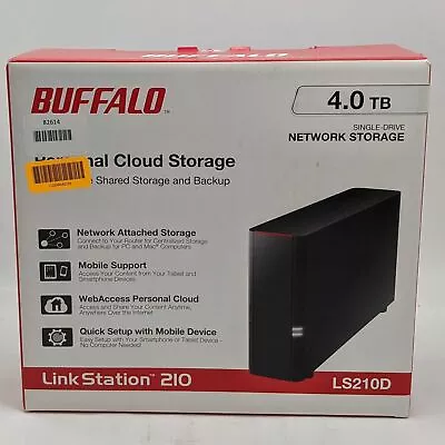 Buffalo LinkStation 210 4TB Network Storage Device NAS LS210D0401 • $134.98