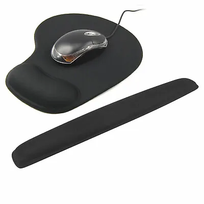 £10.99 • Buy TRIXES Keyboard Wrist Support & Gel Cushion Mouse Mat Set NEW Non-Slip Mouse Pad