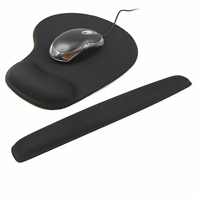 £10.99 • Buy TRIXES Keyboard Wrist Support & Gel Cushion Mouse Mat Set NEW Non-Slip Mouse Pad