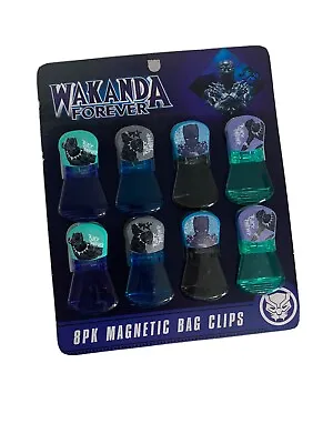 Fridge Magnet Chip Clips - 8 Pack Magnetic Bag Clips NEW - Medium Sz • $3.99