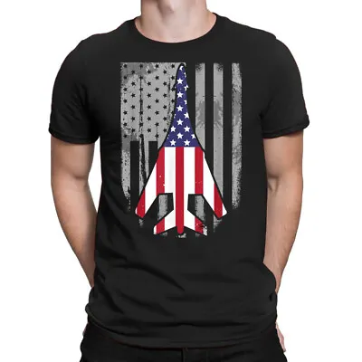 BEST TO BUY Air Force Supersonic B-1 Bomber Jet American Flag Squadron T-Shirt • $22.55