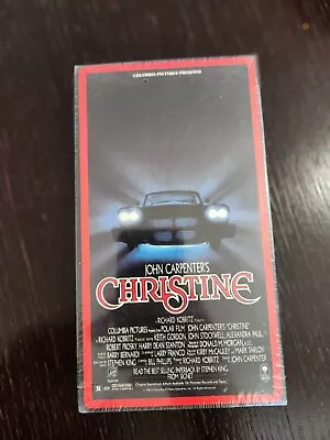 Factory Sealed Christine (VHS) 1984 Rare • $100