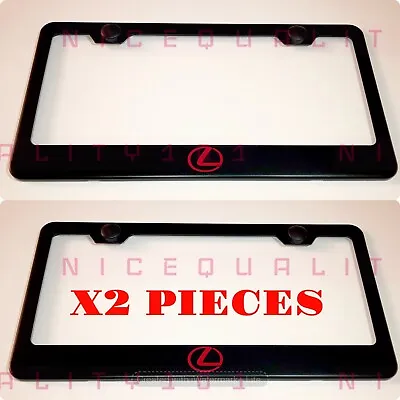 2X Lexus Stainless Steel Metal Finished License Plate Frame Holder • $19.99