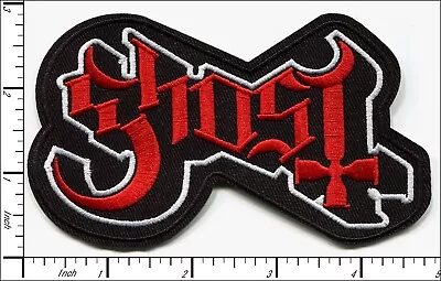 25 Pcs Embroidered Iron On Patches Ghost BC ROCK METAL BAND 121x70mm AP056gH1 • $19.98