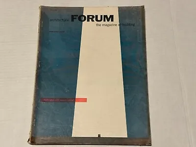 ARCHITECTURAL FORUM Magazine January 1956 Vintage MCM Washington DC Design Art • $14.99