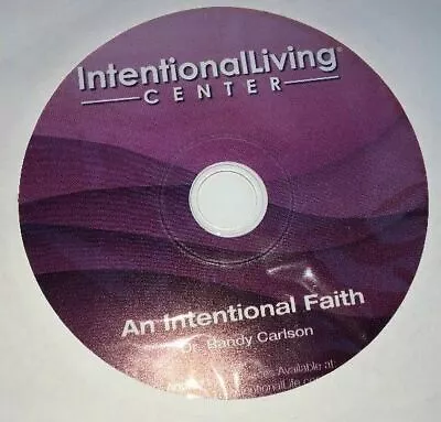 Dr Randy Carlson 'IntentionalLiving Center An Intentional Faith CD-ILC1501-RARE • $79.88