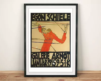 EGON SCHIELE PRINT: Art Exhibition Poster • £5.25