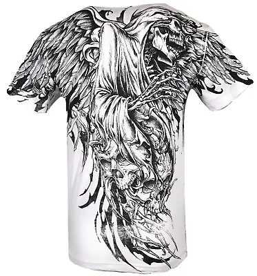 XTREME COUTURE By AFFLICTION Men's T-Shirt SORROW Skull Biker MMA S-5X • $25.95