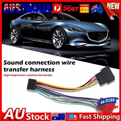 ISO Wiring Harness Loom Connector Adaptor 16 Pin For KENWOOD Car Stereo Radio • $8.30