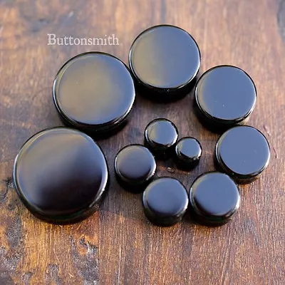 $7.45 • Buy Pair Of Black Obsidian Organic Stone Plugs Gauges Ear 8g 6g - 1/2  - 1  -1 Sizes