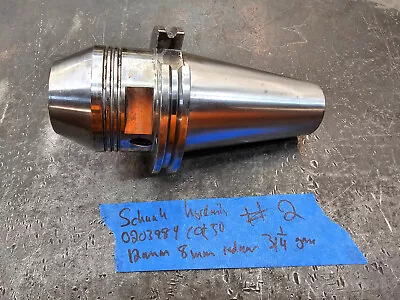 Schunk 12mm Or 8mm Hydraulic End Mill Endmill Tool Holder 3-1/4  Gage 0203984 #2 • $75