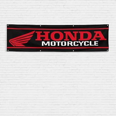 For Honda Motorcycle Enthusiast 2x8 Ft Flag HRC Racing Show Wall Decor Banner • $17.99