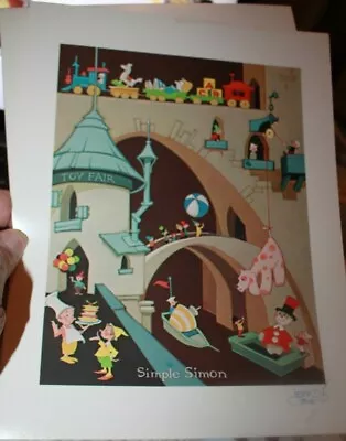 Vernon Grant Signed Original Print  Simple Simon  Famous Child Illustrator Imps • $65