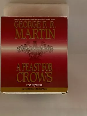 GEORGE R.R. MARTIN - A FEAST FOR CROWS UNABRIDGED CD'S AUDIOBOOK 26 CDs 31 Hours • $19.99