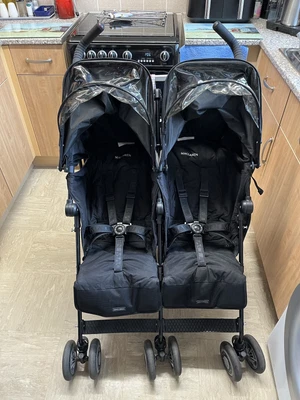 £90 • Buy Maclaren Double Buggy. Twin Techno Stroller / Buggy / Pushchair.