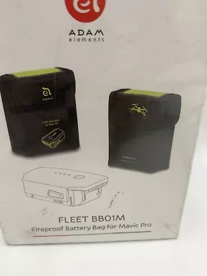 Adam Elements Fleet BB01M Fireproof Battery Bag For DJI Mavic Pro Green NEW #O • $24.21