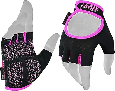 £6.99 • Buy EVO Fitness Women Weight Lifting Gym Gloves Workout Ladies Exercise Cycling 