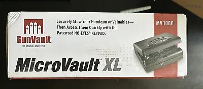 GunVault MV1000 MicroVault XL Biometric Fingerprint Gun Safe • $89