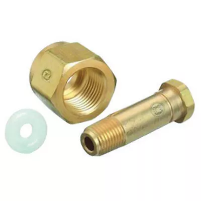 CGA-320 CO2 CARBON DIOXIDE Regulator Inlet NUT & 2  NIPPLE With Washer • $9.99