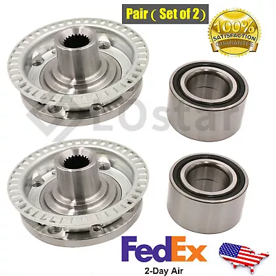 Pair(2) Front Wheel Hub & Bearing Assembly Fits VW Cabrio Golf  Jetta Passat • $58.65