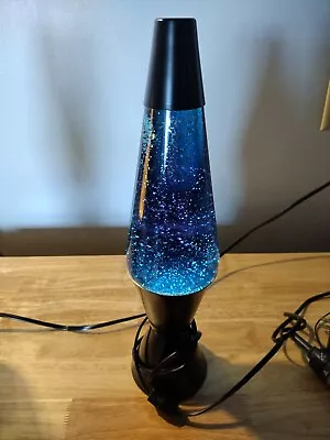 2003 Lava Lamp 16.3  Blue Motion & Glitter Model 8400 Retro  • $74.99