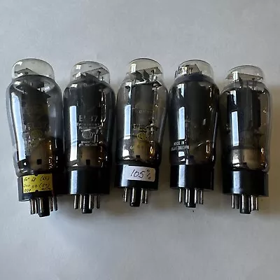 (5) Rare MULLARD EL-37 EL 37  MATCHED TUBES Vacuum Tubes • $500