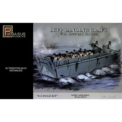 Pegasus 7650 LCVP Landing Craft 1:72 Plastic Model Kit • £14.95