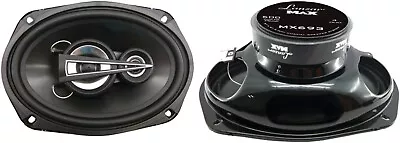 LANZAR MX693 3-Way Triaxial Speakers (6  X 9 ; 600W) • £29.99