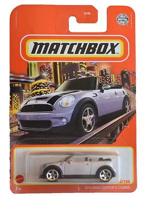 Matchbox 2010 Mini Cooper S Cabrio [violet] 52/100 • $4.25