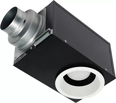 Panasonic Whisper Recessed Ventilation Exhaust Fan 80CFM Flush Mount LED Light • $118.04