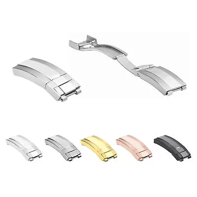 $29.95 • Buy 16mm Oyster Watch Band Clasp For Rolex Datejust Submariner Gmt Daytona Strap