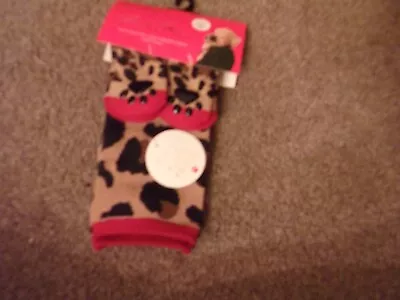 Marilyn Monrow Matching Pet And Owner Socks-for Most Smallbreeds Pet-leopard-drk • $3