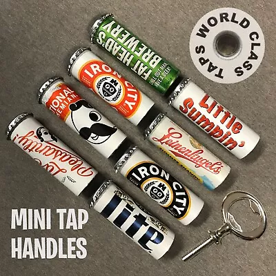 PICK 2 MINI TAP HANDLES Iron City Natty Boh Miller Lite BONUS BOTTLE OPENER • $37