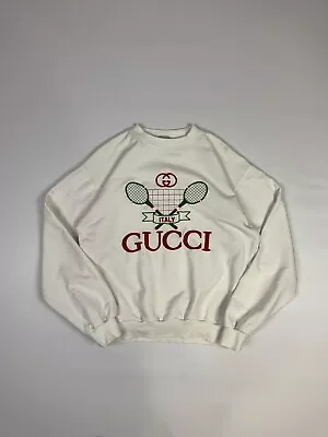 Gucci Vintage 80s-90s Tennis Sweatshirt • $500