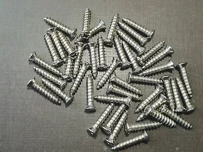 40pc Ford #8 X 3/4  W/#6 Head Garnish Door Windshield Moulding Screws Stainless • $11.99