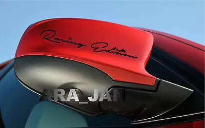 $12.76 • Buy Racing Edition Decal Sport Sticker Car Logo Emblem Mirror Motorsport Performance