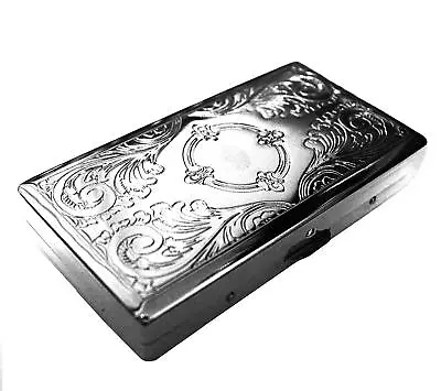 Cigarette Case Victorian Style Metal Holder For Regular King And 100's Size (sm • $10.49