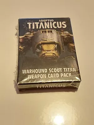 Adeptus Titanicus - Warhound Scout Titan Weapon Card Pack OOP B • £6