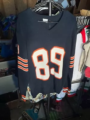 Vintage Chicago Bears 89 Mike Ditka Long Sleeve Sweater Jersey • $30