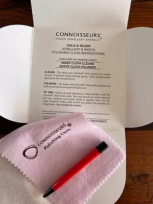 Connoisseurs® Watch Polishing Cloth & Refinishing Pen Brushed Metal Scratches • £10.99