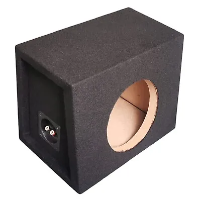 Heavy Duty Single Angle 8  Sealed Subwoofer Enclosure Car Speaker Box ALL MDF • $59.99