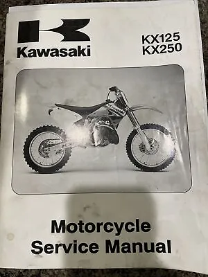 Kawasaki OEM Motorcycle Manual 2003 KX125/Kx250 • $55