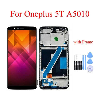 $63.67 • Buy For Oneplus 5T A5010 LCD Display Touch Screen Digitizer Frame Replacing