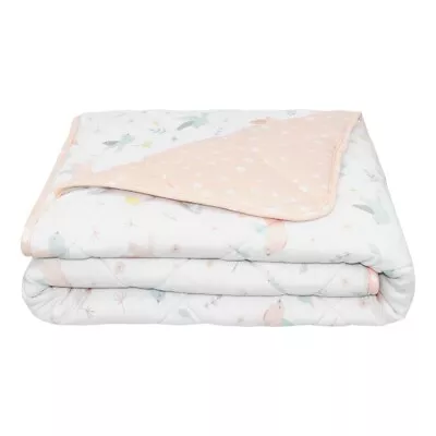 Cot Crib Comforter Quilted Ava -Premium Cozy Fabric For Your Baby's Best Comfort • $29.95