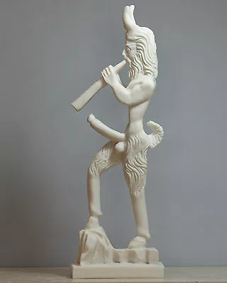 £41.48 • Buy Greek Wild Nature God PAN Faunus Penis Fertility Cast Marble Statue Sculpture