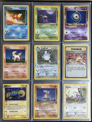 $15.50 • Buy Pokemon Card Lot Binder Vintage Collection Holos WOTC Rares